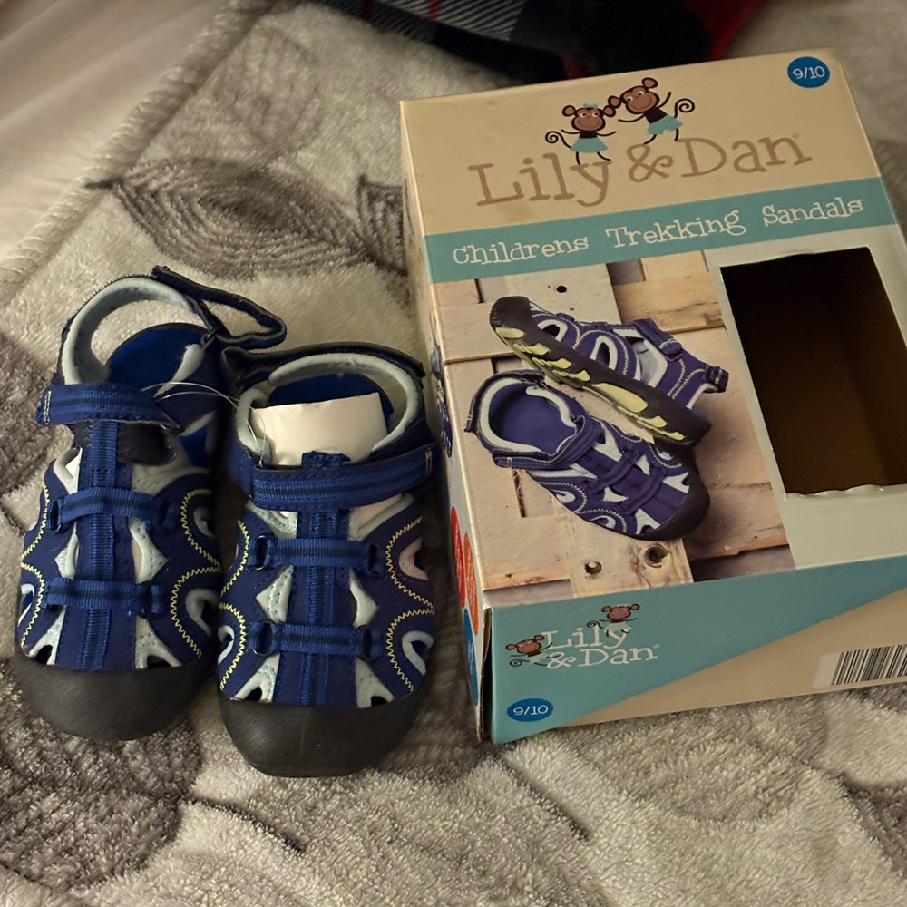 Blue Children's Trekking Sandals